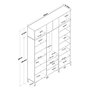 Hanah Home Soporte de Entrada EA157 - 4501 Nogal y Blanco